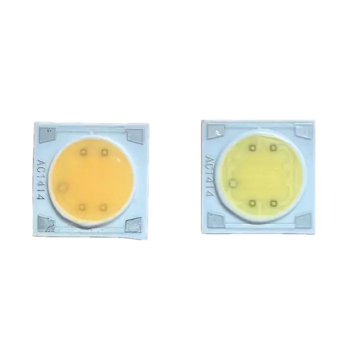Puce LED COB AC220V, AC1414, 3/5/7/9/1919 W, sans conducteur, 12/15/20/30W