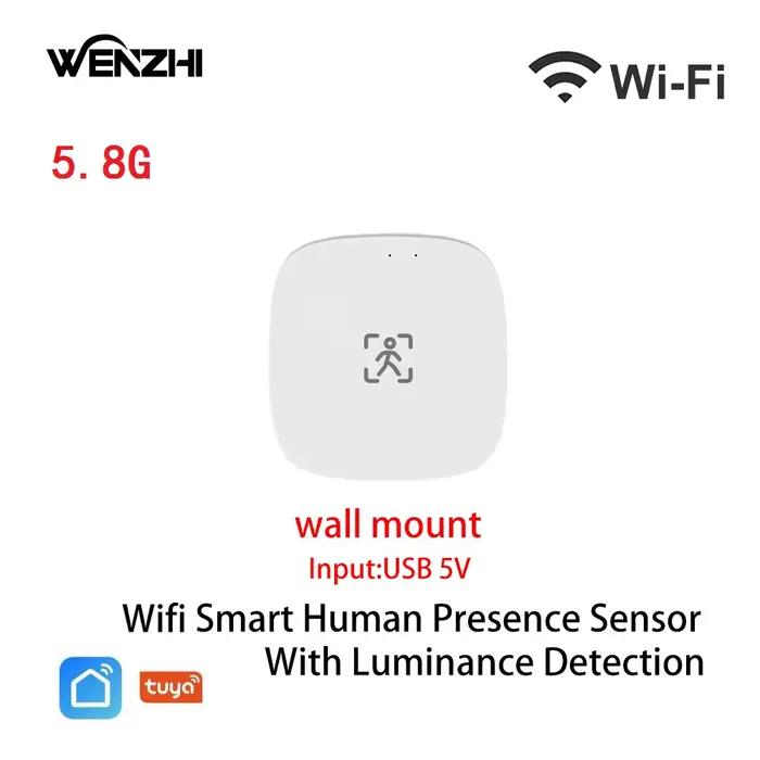 Zigequation-Capteur de mouvement de présence humaine, Wifi, MmWave, Shoance, Détection de distance, 
