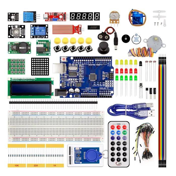 Kit de démarrage complet Kit d'apprentissage de programmation + 40 projets pour Arduino UNO R3 Start