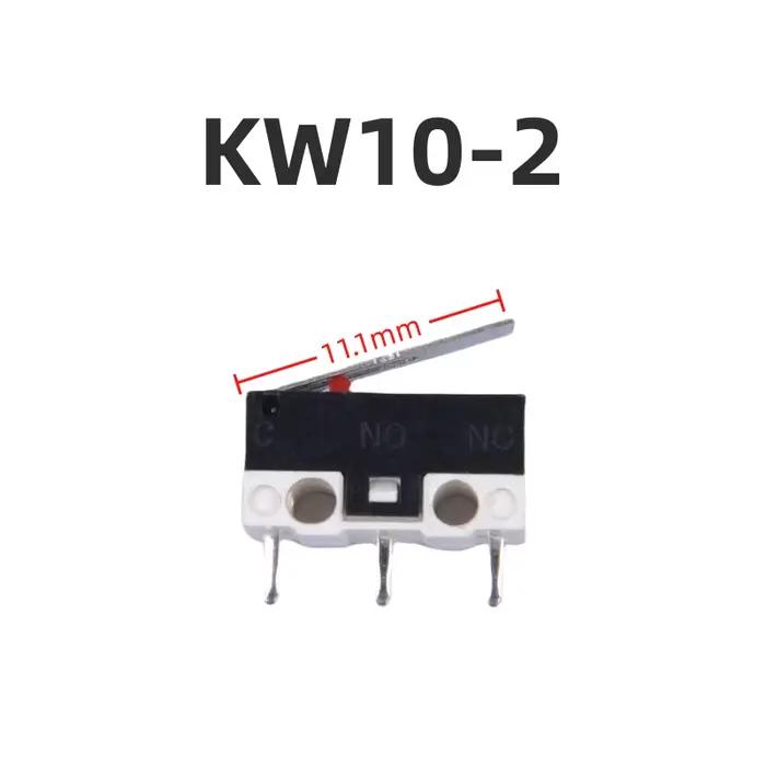 10 pièces KW10 interrupteurs de fin de course miniatures, souris Micro mouvement 1A, 125/250V interr