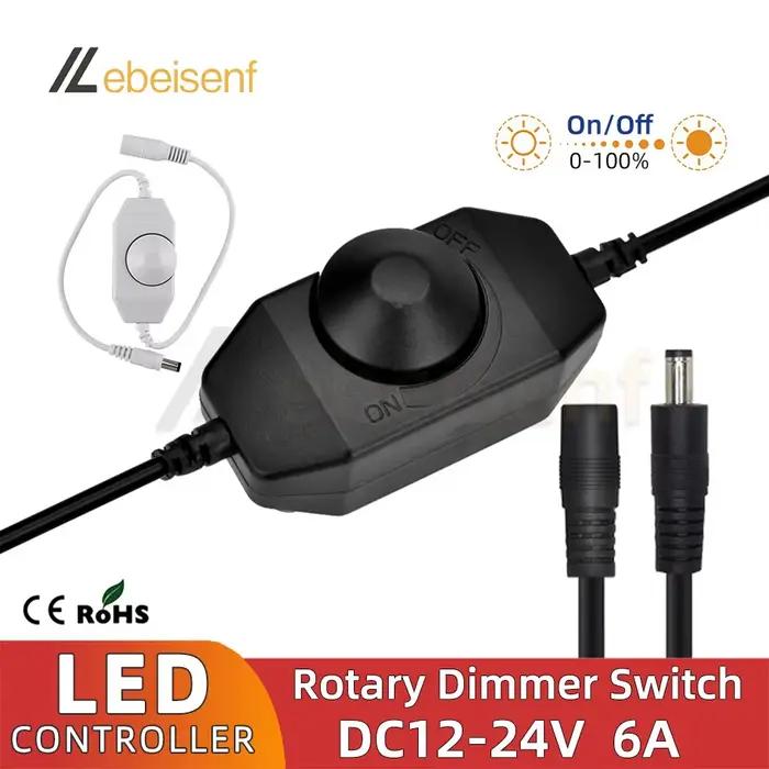 Bouton interrupteur variateur contrôleur 6A pour lampe de Table de chevet lampe d'armoire suspension
