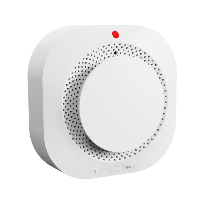 Détecteur de fumée Tuya Zigbee DC 3V - Protection de sécurité domestique pour poêles à charbon et sa