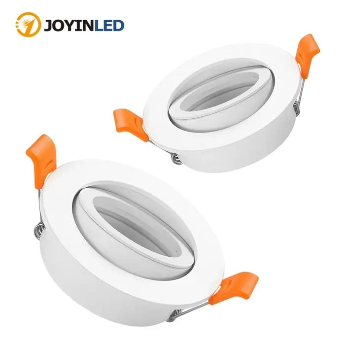 Moderne en aluminium rond GU10 MR16 réglable Spot luminaire LED Downlight plafond Spot cadre intérie