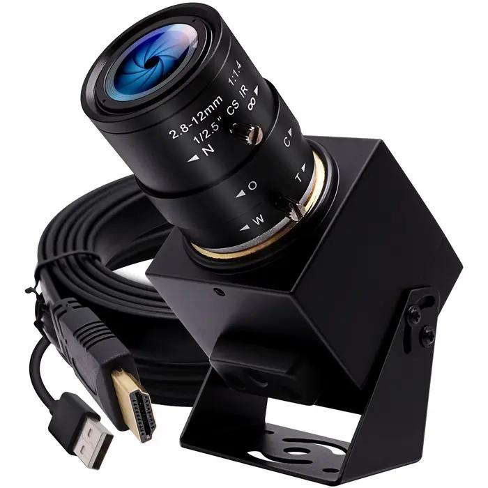 ELP 4K HDMI USB caméra H.265 3840*2160 4K Webcam avec 2x Zoom numérique objectif Varifocal objectif 