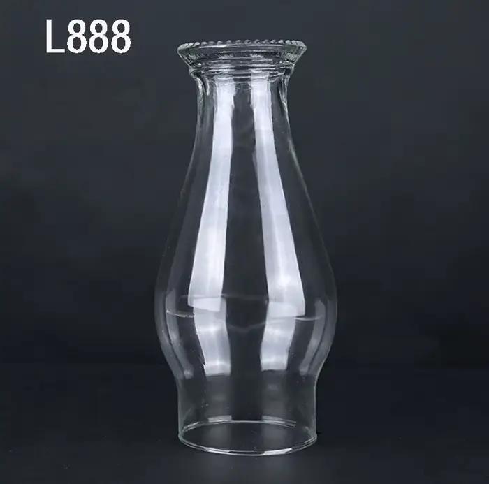 MEMEOKON L555 L888 abat-jour en verre lampe à kérosène mèche bougie à huile abat-jour classique rétr