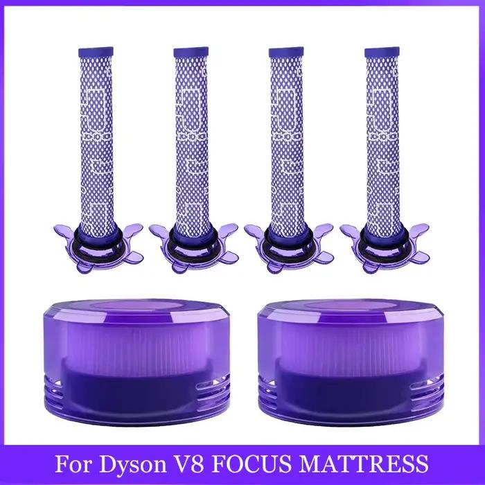 Accessoires pour aspirateur Dyson V8 FOCUS MATTRESS, pré-filtre, filtre HEPA, pièces de rechange, fi