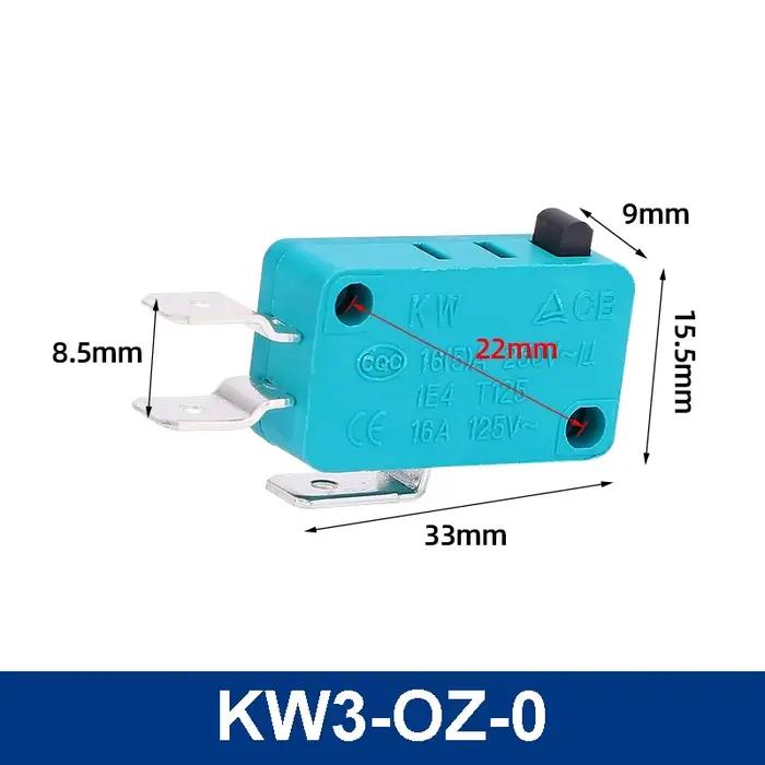 Micro-interrupteur de fin de course de voyage, réinitialisation automatique, 5A, 250V, 1NO, 1NC, rob