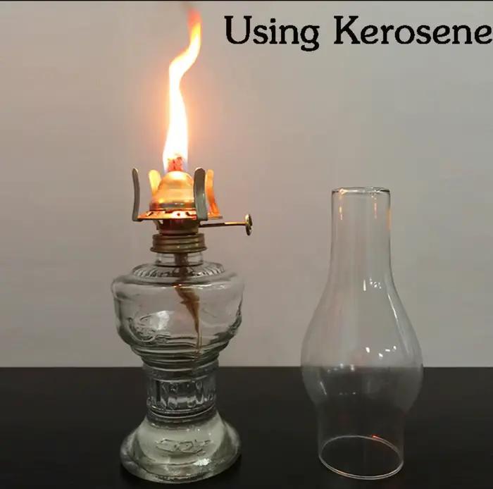 MEMEOKON L555 L888 abat-jour en verre lampe à kérosène mèche bougie à huile abat-jour classique rétr