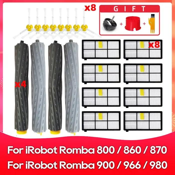 Compatible avec ( iRobot Romba 800, 860, 865, 866, 870, 871, 880, 885, 886, 890, 898, 900, 966, 980,