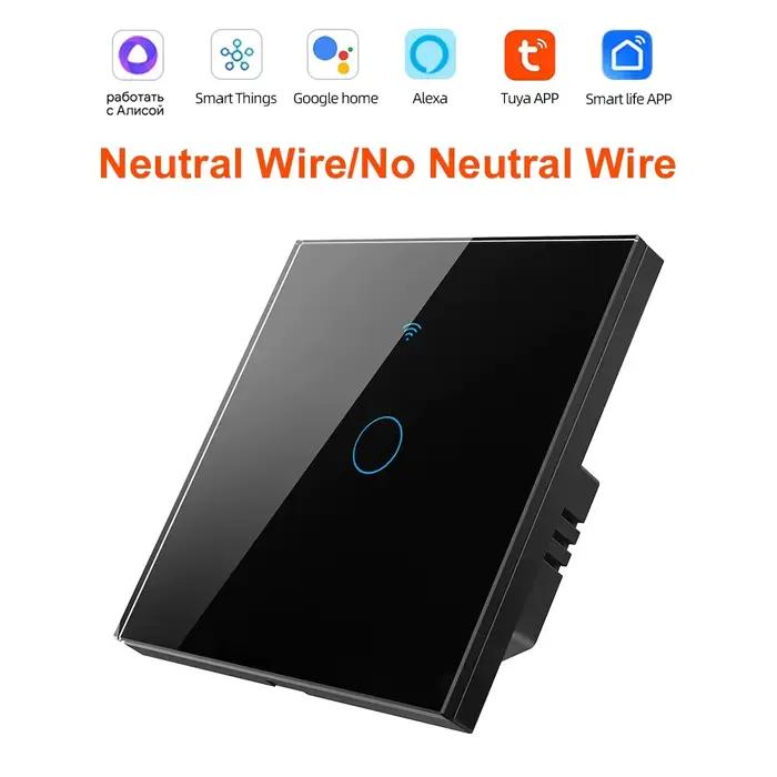 Smart Switch EU WiFi Touch Light, Smartlife, Melon al Wire, 220V, Alexa Google Home, 1 Gang, 2 Gang,