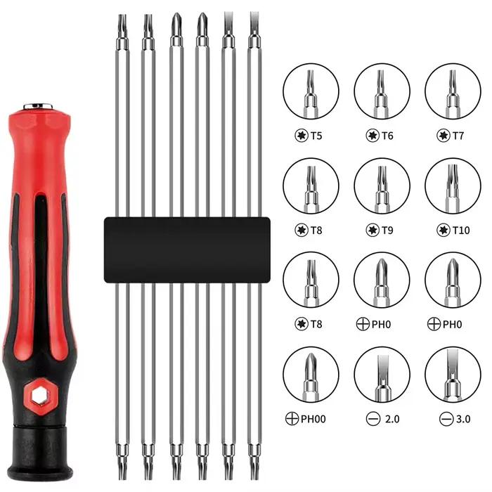 1 jeu de tournevis T8 T5 pour tournevis Torx étoile robuste de Type Dyson pour outil de réparation d