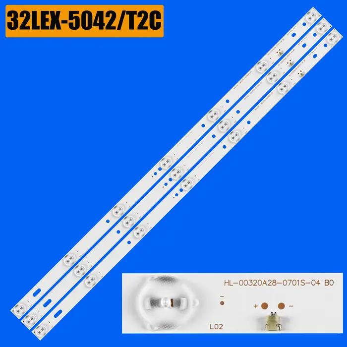Bande de rétroéclairage LED pour JVC HL-00320A28-0701S-04 B0 HL-00320A28-0701S-05 A2 A3 LED-32D8 LT-