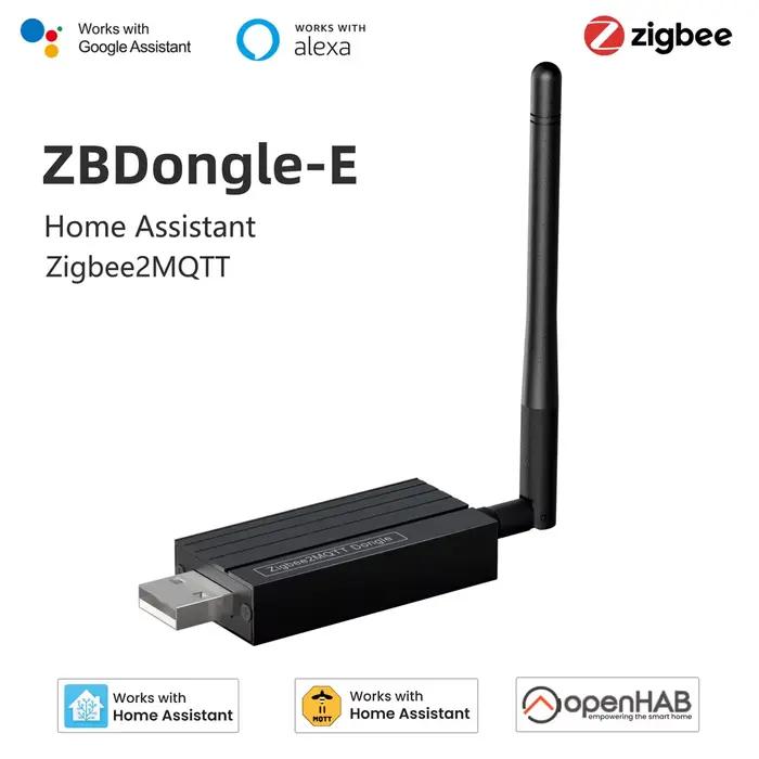 Tuya ZigBee 3.0 USB Dongle Plus-E Hub sans fil Open Source pour Assistant domestique OpenHAB Zigbee2