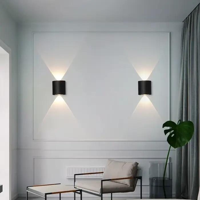 Mur LED Lumière Imperméable Extérieure Éclairage Intérieur IP65 AC86-265V 2w 4w pour Jardin Escalier