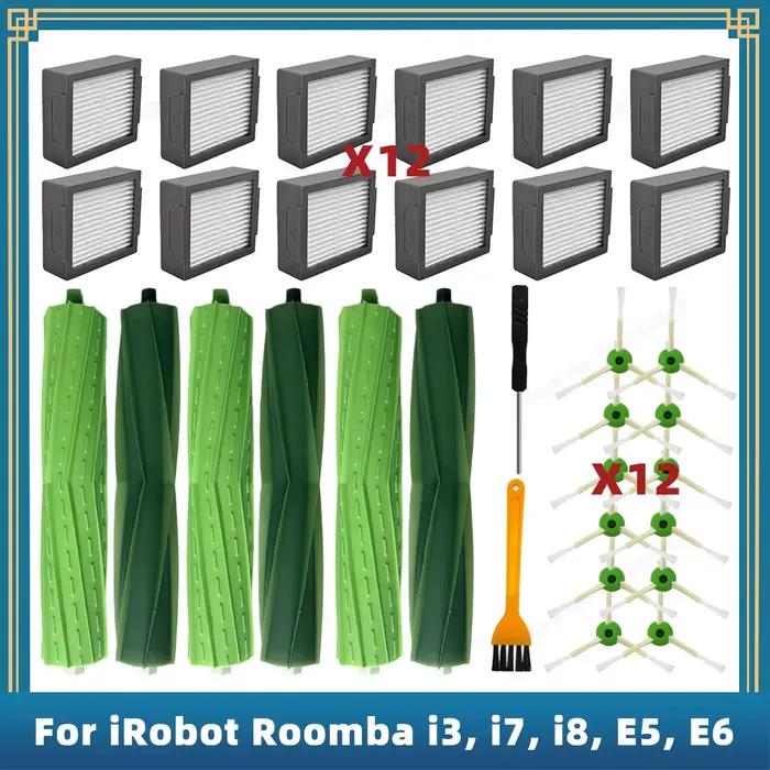 Compatible pour iRobot Roomba i1, i3, i4, i5, i6, i7, i8, E5, E6, E7, pièces de rechange, accessoire