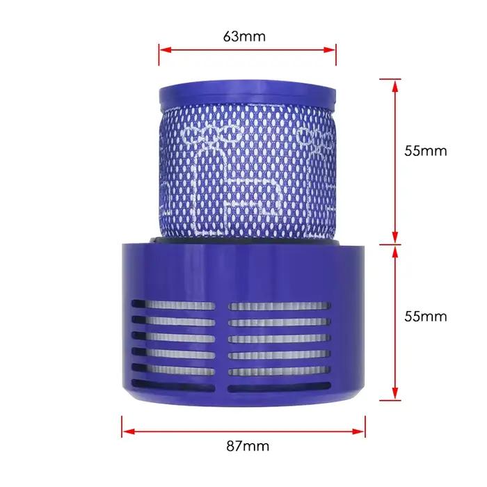 Grande unité de filtre lavable pour aspirateur sans fil Dyson V10 Sv12 Cyclone Animal Absolute Total