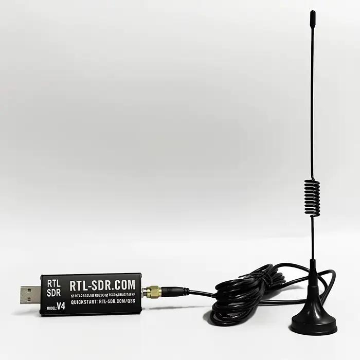 Récepteur radio logiciel RTL-SDR Blog V4 RTL SDR V4 R828D RTL2832U 1PPM TCXO SMA RTLSDR avec antenne