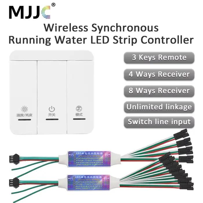 Contrôleur de bande LED pour course de chevaux, DC 5-24V, 3 touches, contrôle de synchronisation du 
