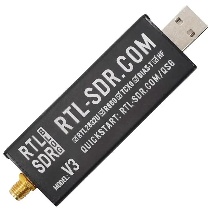 RTL-SDR Blog RTL SDR V3 R860 (R820T2) RTL2832U 1PPM TCXO SMA RTLSDR Radio définie par logiciel (Dong