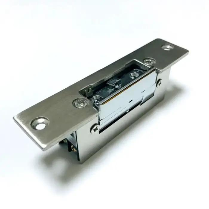 Serrure de porte à gâche électrique en acier inoxydable DC 12V, mise sous tension pour déverrouiller