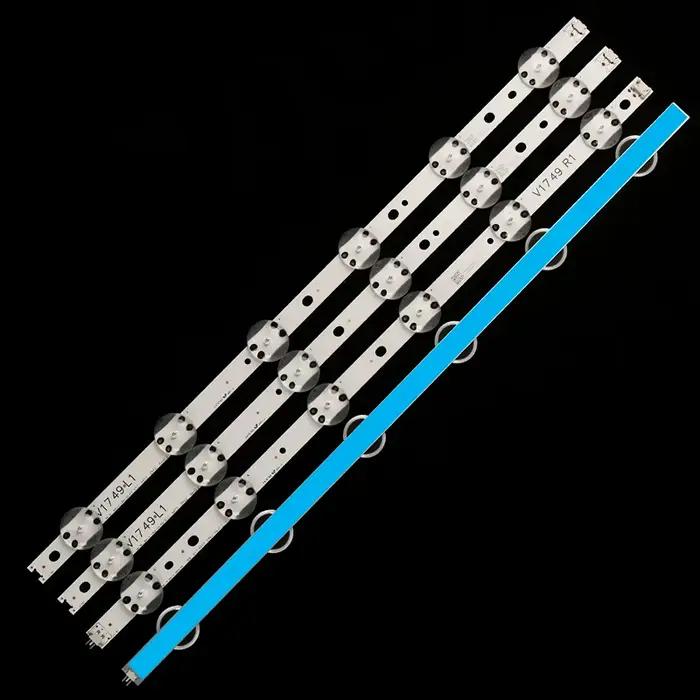 Bande LED compatible avec LLG 49 V17 49UJ670V 49UV340C 49UJ6565 ART3 2862 2863 6916L-2862A 6916L-286