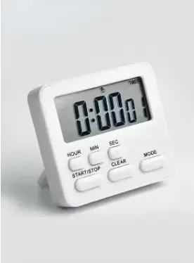 Réveil numérique avec affichage, minuteur de cuisine, chronomètre de sommeil, horloge de maison, com