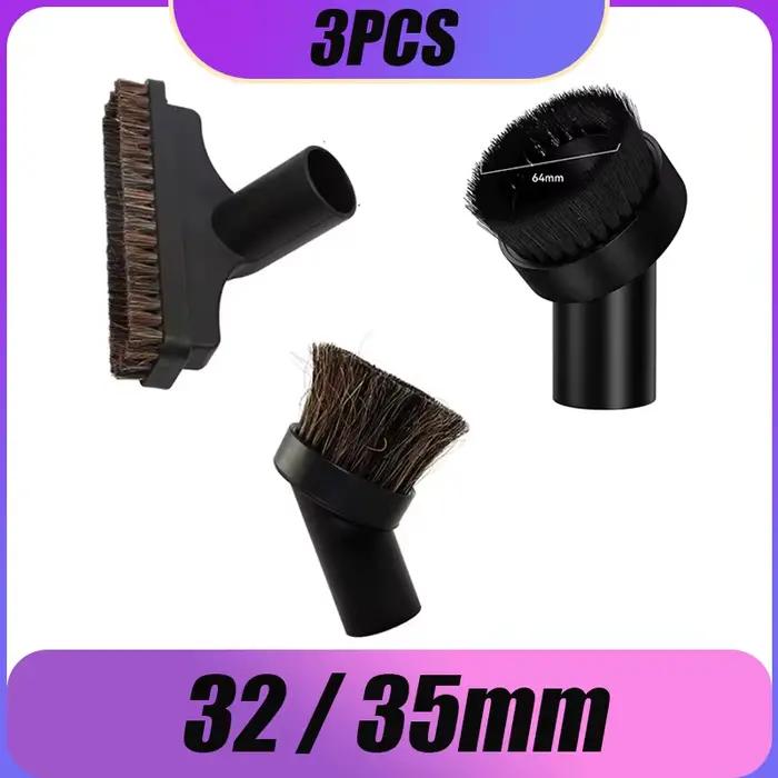 Buse de tête de brosse pour aspirateur, avec adaptateur 32/35mm, pièces de rechange, collecteur de p