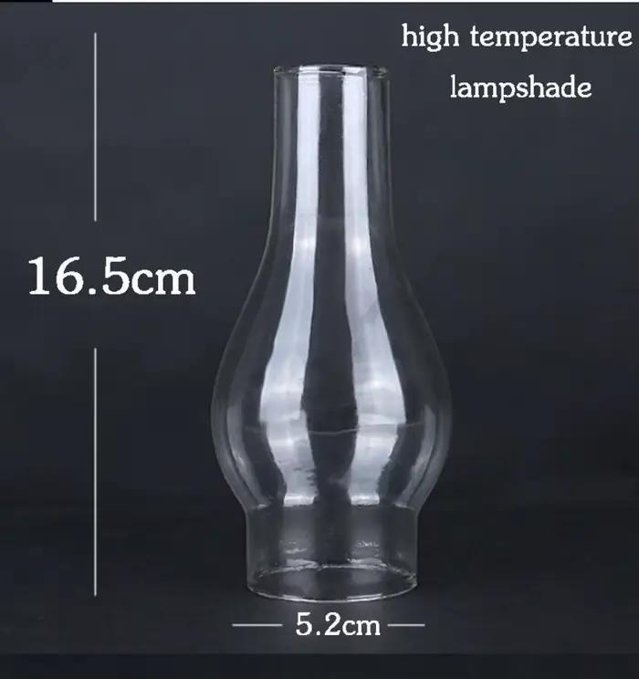 MEMEOKON L555 L888 abat-jour en verre lampe à kérosène mèche bougie à huile abat-jour classique rétr