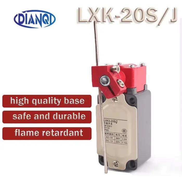 Micro-interrupteur de limite LXK3, LXK3-20S 10A, momentané, étanche IP65, en alliage d'aluminium, in