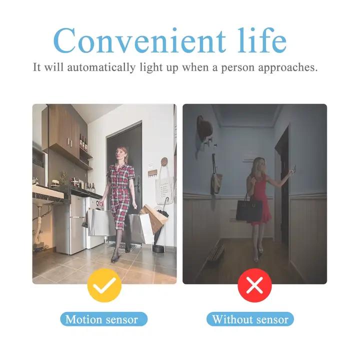 Plafonnier LED Intelligent avec Radar et Capteur de Mouvement PIR, Luminaire Décoratif de Plafond, I