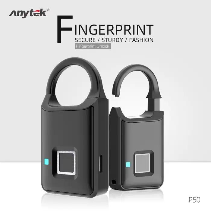 Serrure à empreintes digitales, cadenas intelligent, cadenas de porte à empreintes digitales, antivo