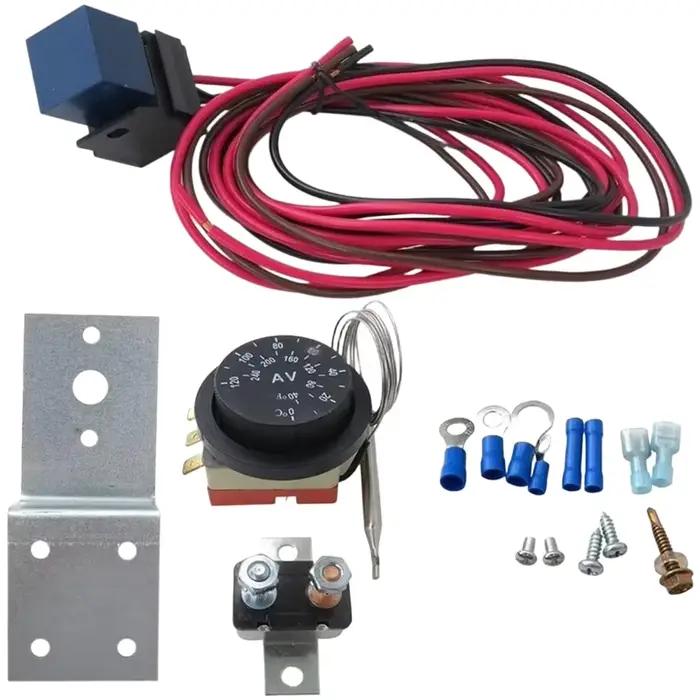 Contrôleur de température de Thermostat réglable pour ventilateur de refroidissement de moteur de ra