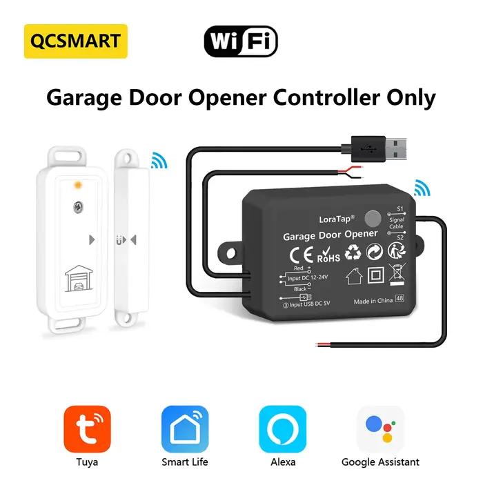 Tuya Smart Life nouveau capteur de porte sans fil Garage WiFi contacteur contrôleur ouvreur commande