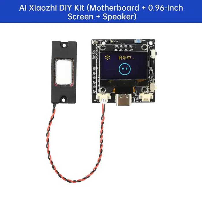 Module d'assistant vocal intelligent ESP32-C3 avec OLED 0,96" - Carte de développement de dialogue A