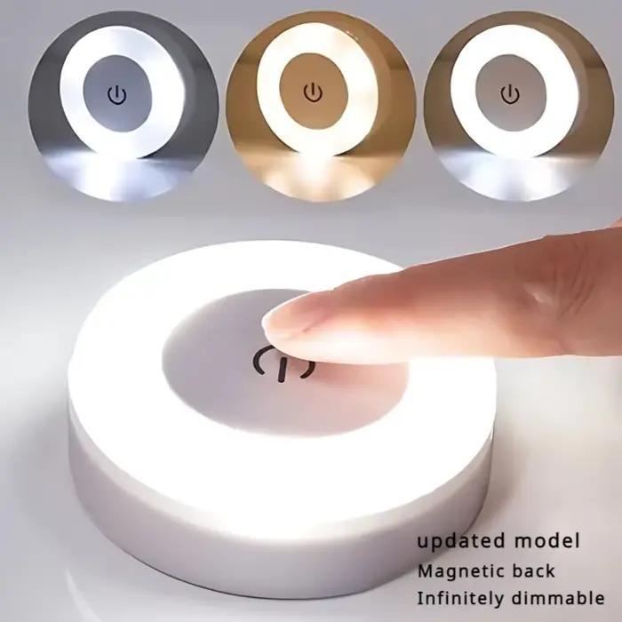 Veilleuse LED rechargeable par USB portable pour l'éclairage du salon et de la chambre à coucher. La