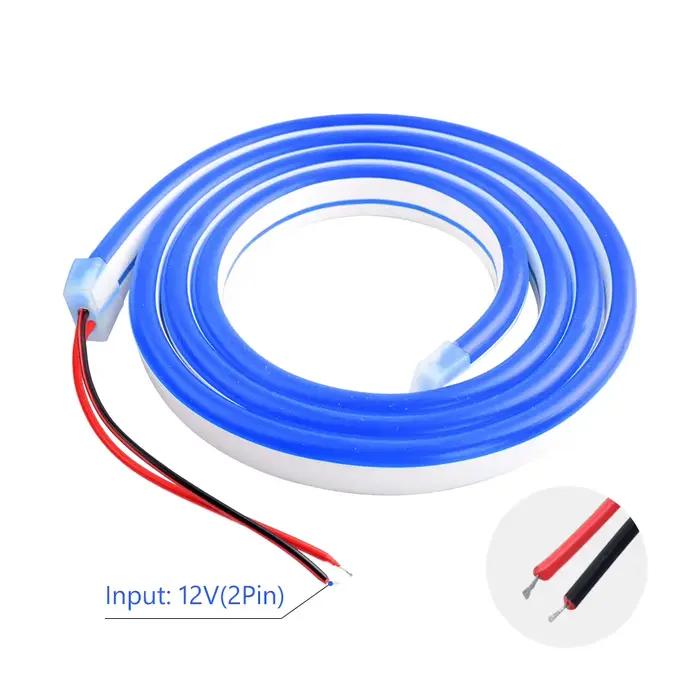 5V 12V 24V Led néon bande lumineuse 6mm corde étroite Flex bande silicone Tube Bar étanche bricolage