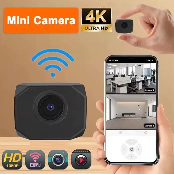 Caméra WiFi Mini HD 4K 1080P avec Point d'Accès AP, Surveillance à Distance, Caméscope Portable Comp