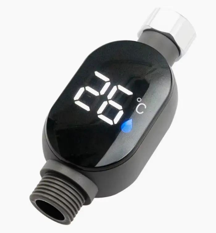 Appareil de douche intelligent étanche pour salle de bain domestique, affichage de la température ha