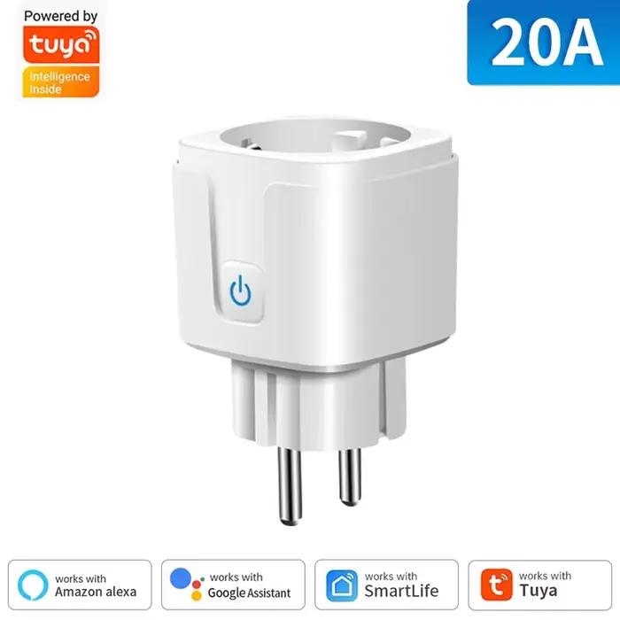 TNCE Tuya 16A/20A WiFi/Zigbee3.0 prise intelligente ue prise intelligente avec fonction de synchroni