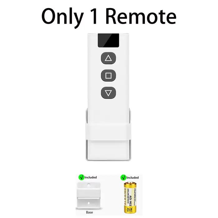 Moteur de volet roulant sans fil RF 433Mhz, interrupteur de stores, portée de télécommande de 70M po