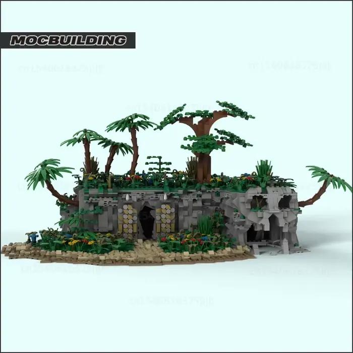 Décennie s de construction de l'île Moc