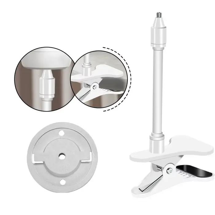 Support à pince Flexible en métal 18 Cm blanc pour tp-link pour appareils photo Tapo C200/C210/C220/C201/C202/C211/C212/C222/C230