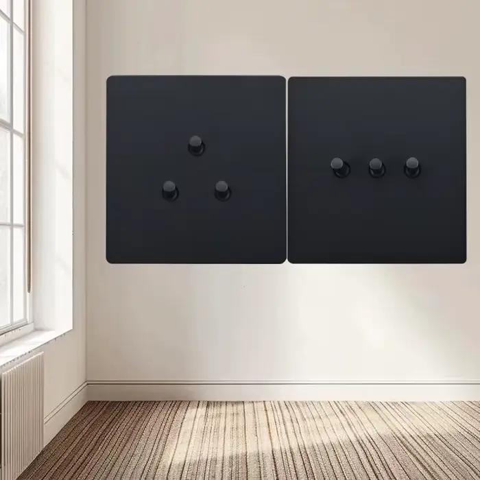 Prise de courant à interrupteur interdit avec double prise USB