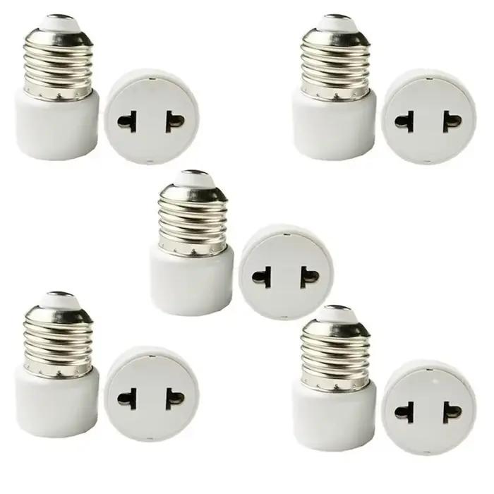 Adaptateur de douille d'ampoule E27 à brancher, convertisseur de douille de lampe, prise US EU, base de lampe pour luminaire domestique, pratique et durable