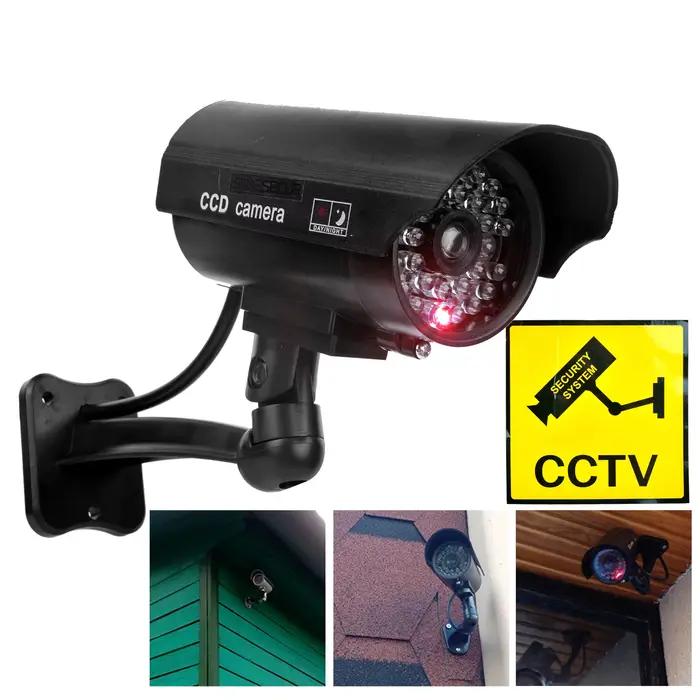 Eleopard fausse caméra factice étanche sécurité CCTV