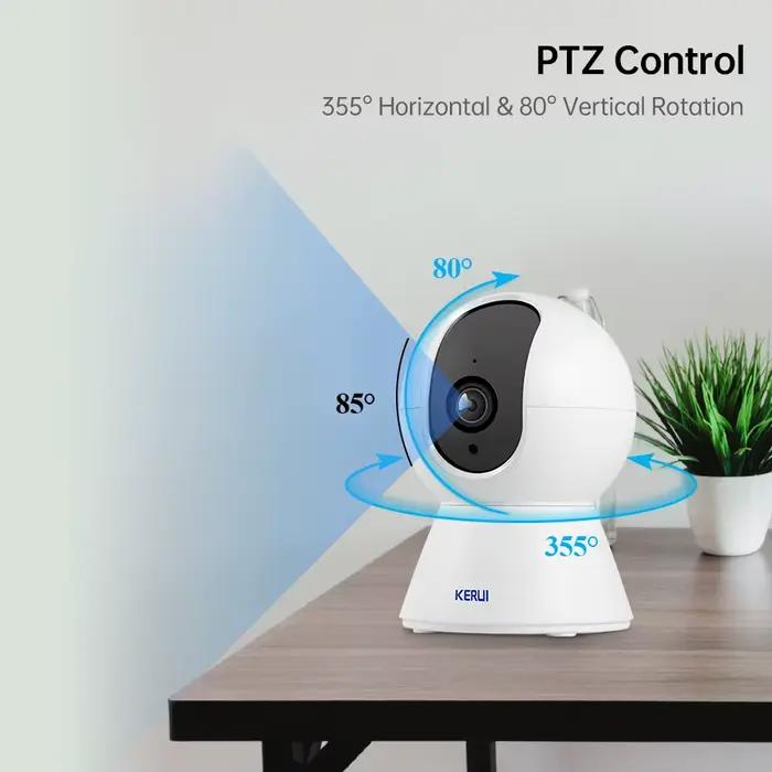 KERbiomomis-Mini Caméra de permission Intérieure IP WiFi Intelligente Tuya