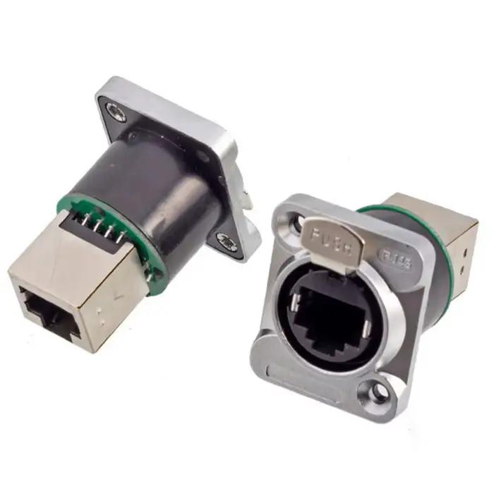 Connecteur de câble Ethernet industriel Micro RJ45 CAT5E CAT6A