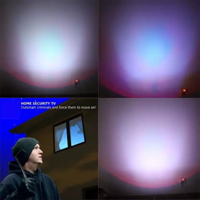 Simulateur TV, lumière de sécurité domestique avec LED clignotante