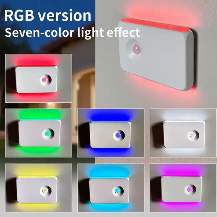 Lumières d'escalier capteur de mouvement intérieur Rechargeable veilleuse sans fil sous armoire éclairage pour escaliers couloir cuisine salle de bain
