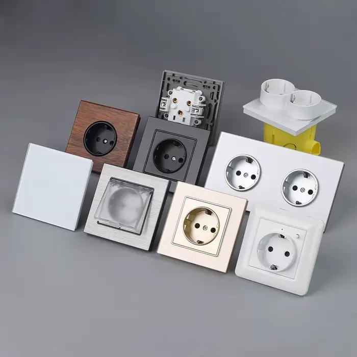 Module d'interrupteur pour volet roulant SRAN 2Gang avec plaque en fer et interrupteur à ressort
